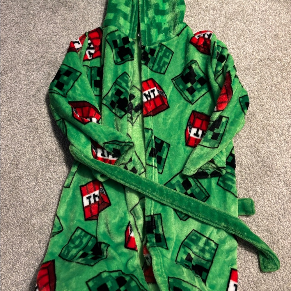 Minecraft Hooded Robe Kids Size 6/7